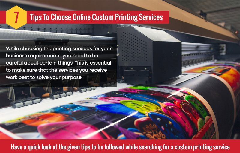 afbryde følelse kontakt Infographic: 7 Tips To Choose Online Custom Printing Services